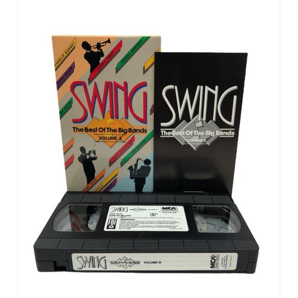 Swing: The Best of the Big Bands (VHS, 1987) 4 Tape Box Set w/original pamphlets - Picture 9 of 10